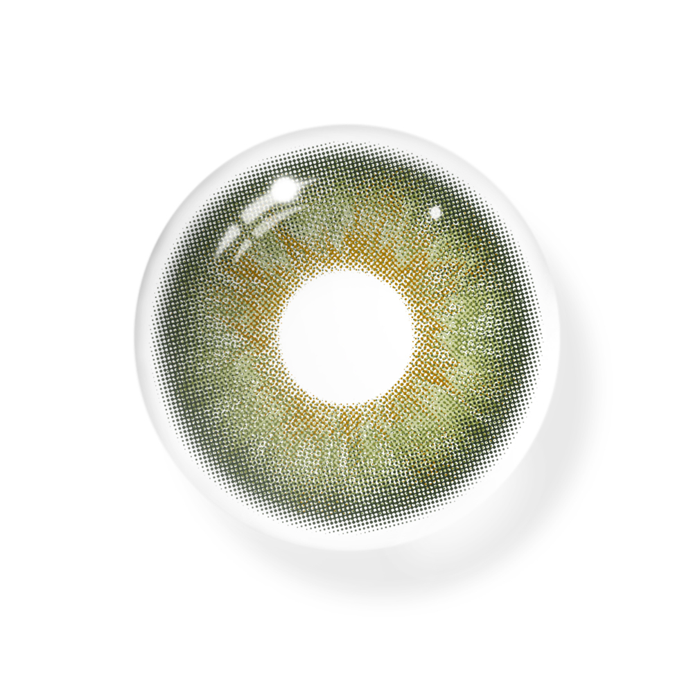 Ludmila Green Coloured Contact Lenses